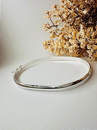 Bracelete abaulado rígido 3,6mm