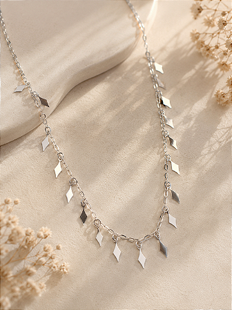Chocker losangos pendurados