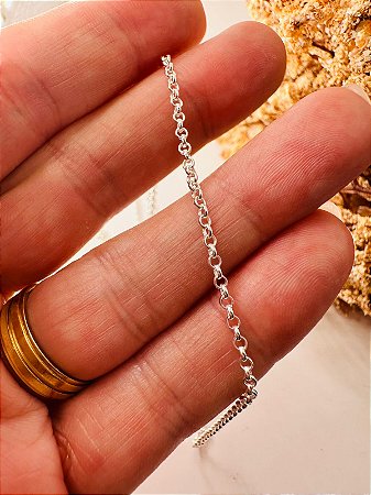 Corrente elo português 1,7mm