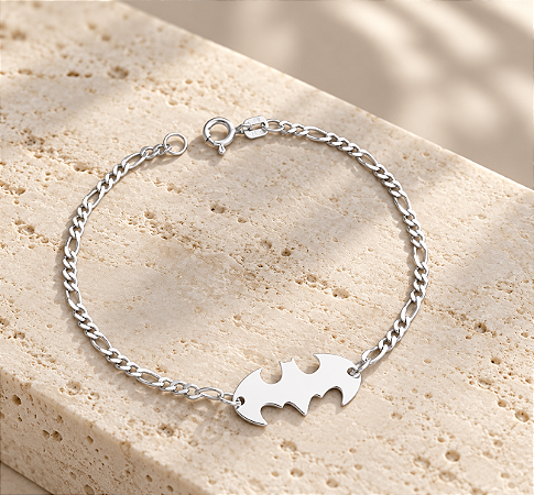 Pulseira masculina infantil 3x1 Batman