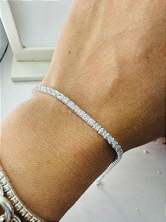 Pulseira Riviera cristal 2,7mm