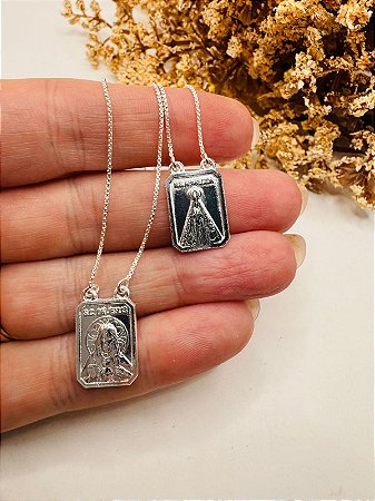 Escapulário Nossa Senhora e Sagrado coração de Jesus