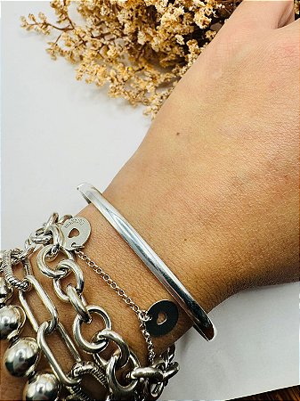 Bracelete rígido 6,8 cm 4mm