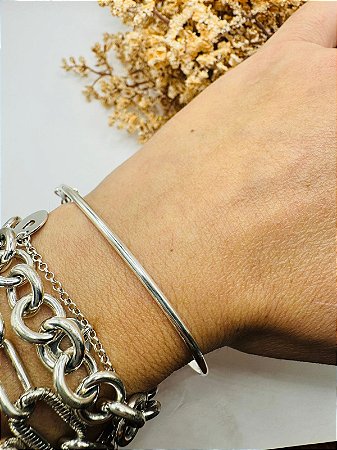 Bracelete rígido 6,6 cm 2,2mm