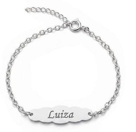 Pulseira personalizada chapa nuvem