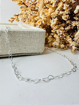 Pulseira elos coração