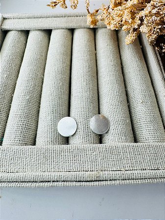 Brinco redondo chapa lisa