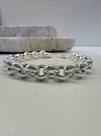 Pulseira elo português 8mm