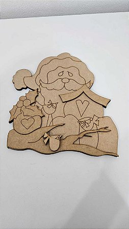 Recorte Papai Noel 26x25x2cm