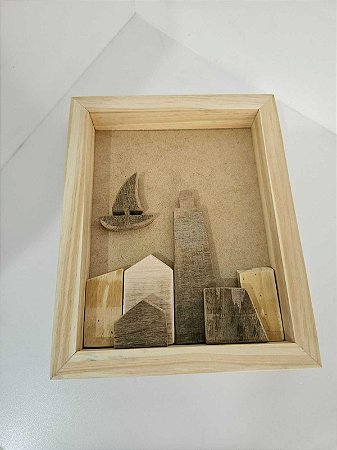 Projeto Praia 27x22x4cm