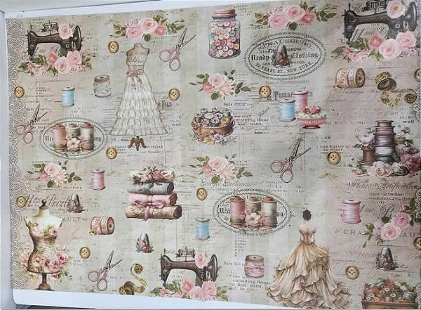 Papel de Seda Costura 67,5x46cm