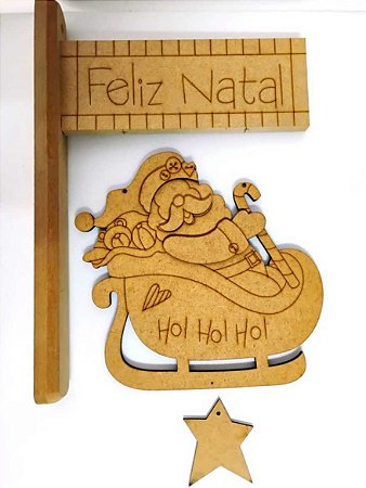 Guirlanda Trenó Hall de Entrada 34X23X4cm