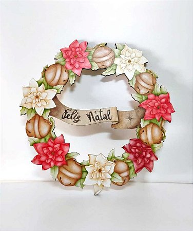 Guirlanda de Natal 38X38X0,5cm