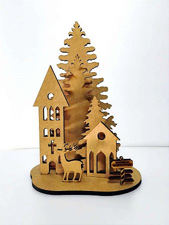 Vilarejo Natalino 29x20x14cm