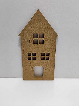 Placa Casinha Janelas 18x10x0,6cm
