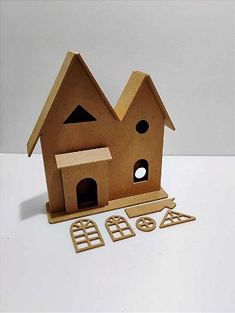 Casa de Natal para luz 20x21x5cm