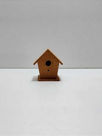 Mini Casinha Passarinho Reta 5,3x5,7x5cm