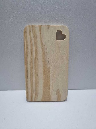 Tábua de Pinus Retangular 11x19x1,2cm