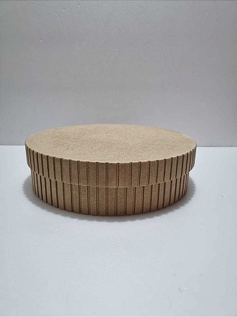 Caixa Redonda 22x5cm- MDF