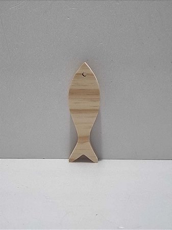 Peixe em Pinus 12,5x4x2cm