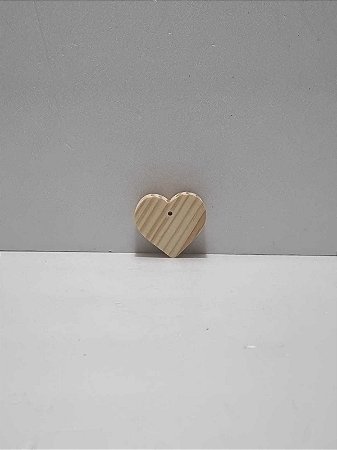 Pingente Coração Liso 5x4,5x2cm