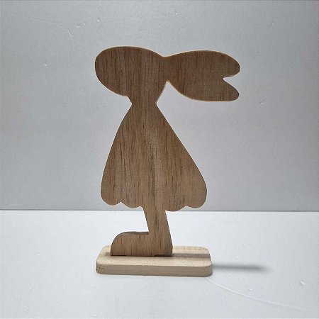 Coelha em Pinus 18x12cm