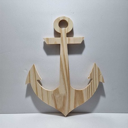 Âncora em Pinus 37x29x1,5cm