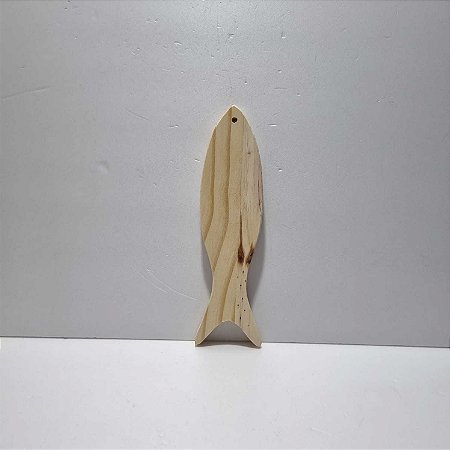 Peixe em Pinus 22x6x1,5cm