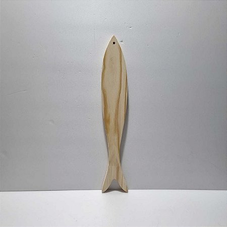 Peixe em Pinus 36x6x1,5cm