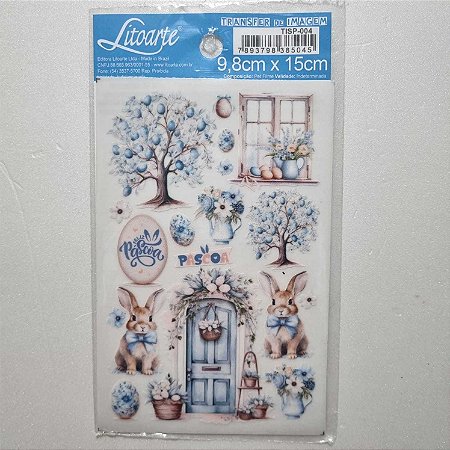 Transfer Pequeno Páscoa TISP-004 9,8X15CM
