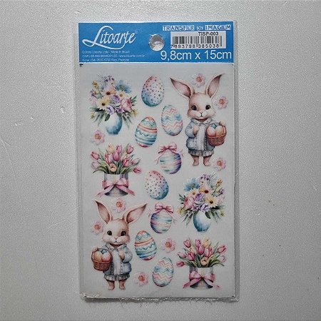 Transfer Pequeno Páscoa TISP-003 9,8X15cm