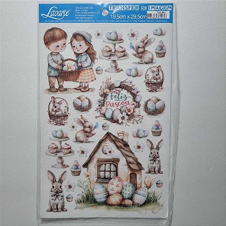 Transfer Grande Páscoa TIBP-001 19,5x29,5cm