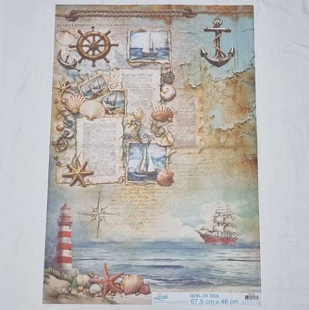 Papel de Seda Náutico PSL-050 67,5x46cm