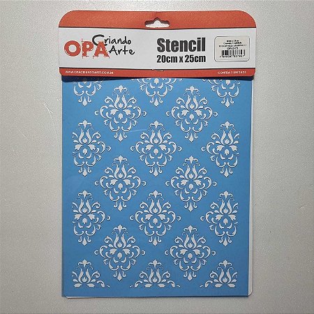 Stencil OPA2452 Arabescos 20x25cm