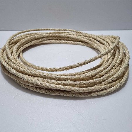 CORDA DE SISAL NATURAL 5MM 10MT