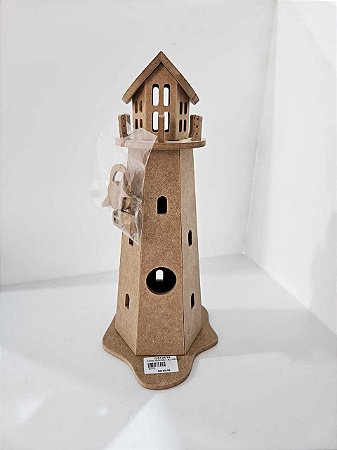 Farol altura 35cm MDF 60mm
