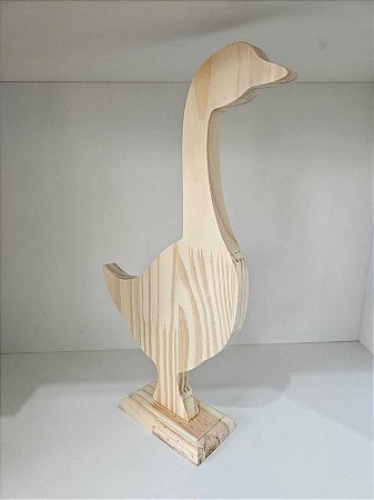 Ganso em Pinus G- 36x20x4cm