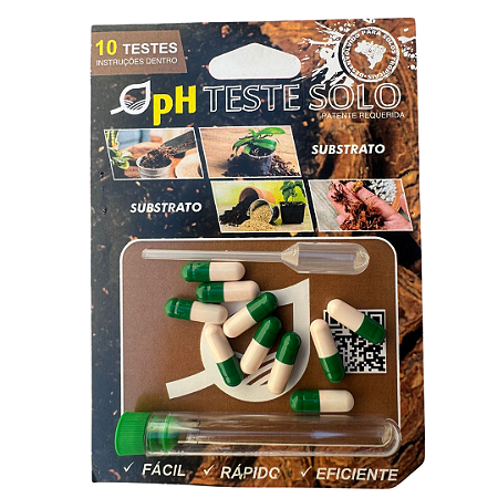 Kit Teste de Solo PH - Substrato