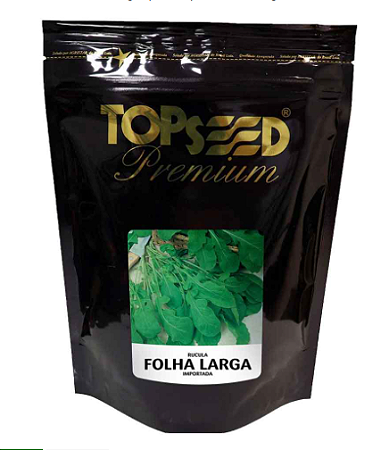 Sementes De Rúcula Folha Larga Topseed Premium - 100g