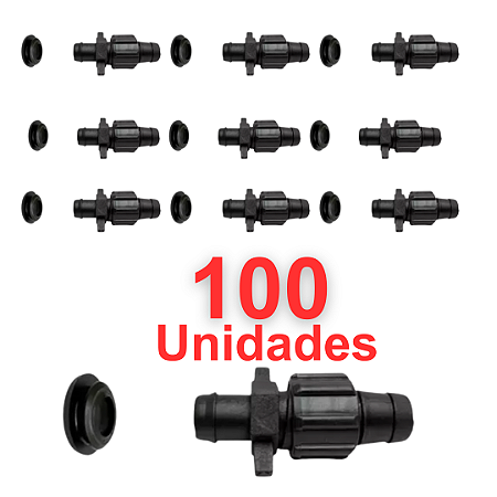 Kit Conector inicial com chula 16mm - 100 Unidades