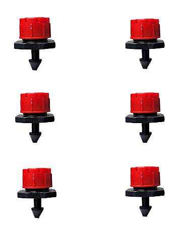 100 Unid Gotejador Regulável Para Sistema De Irrigação IM-R70