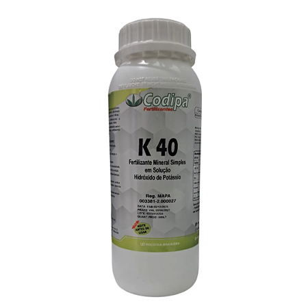 Adubo Liquido Frutiferas Potassio Premium K40% Foliar Solo 1Litro