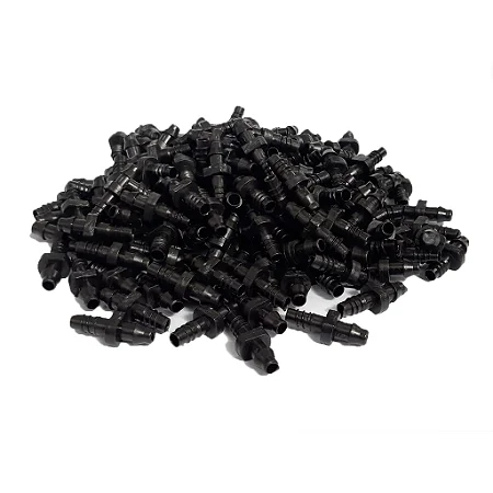 Conector Para Microtubo Rosqueavel 4/5 x 4mm -100 Unidades- RSB