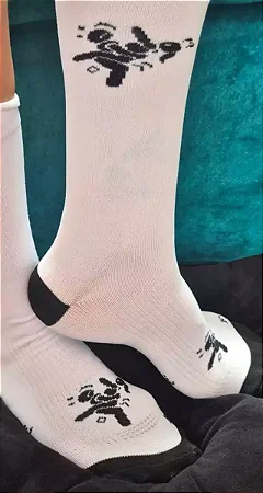 Meia posição kama sutra F branca com preta