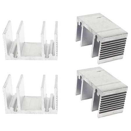 Heatsink de Alumínio para TO-220 18x16x28mm - Dissipador Compacto
