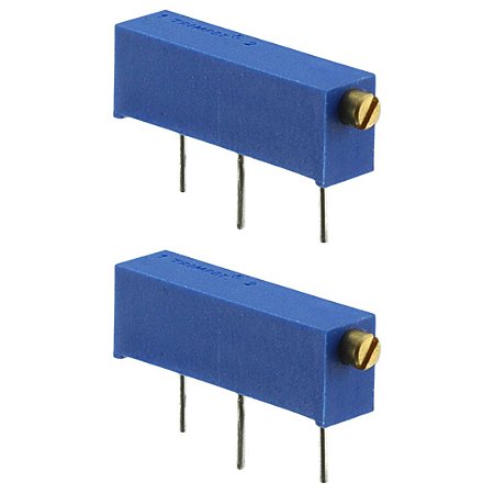 Trimpot 1M 3006P 15 Voltas Tipo Horizontal - Multivoltas de Precisão