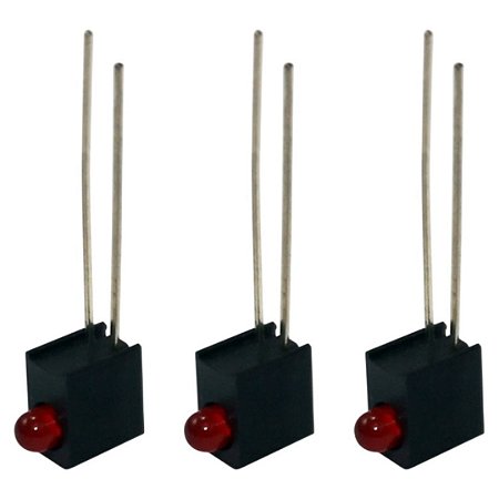 XVB1LMR147D Diodo LED Vermelho 3mm com Suporte 90°