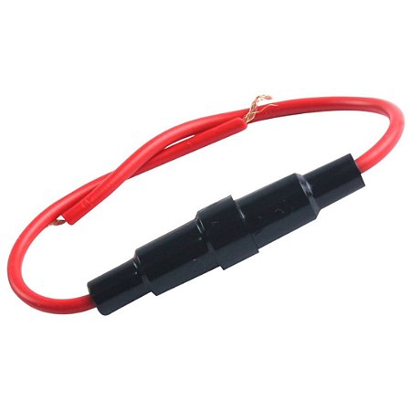 Porta Fusível 5x20mm Inline para Fusível de Vidro