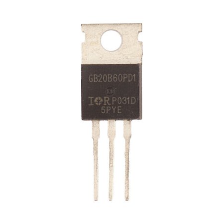 Transistor IGBT IRGB20B60PD1 – Alta Corrente e Baixa Perda TO-220