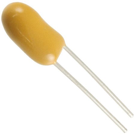 KYOCERA AVX Capacitor Tântalo Axial Gota 10uF 50V (106) Montagem PTH